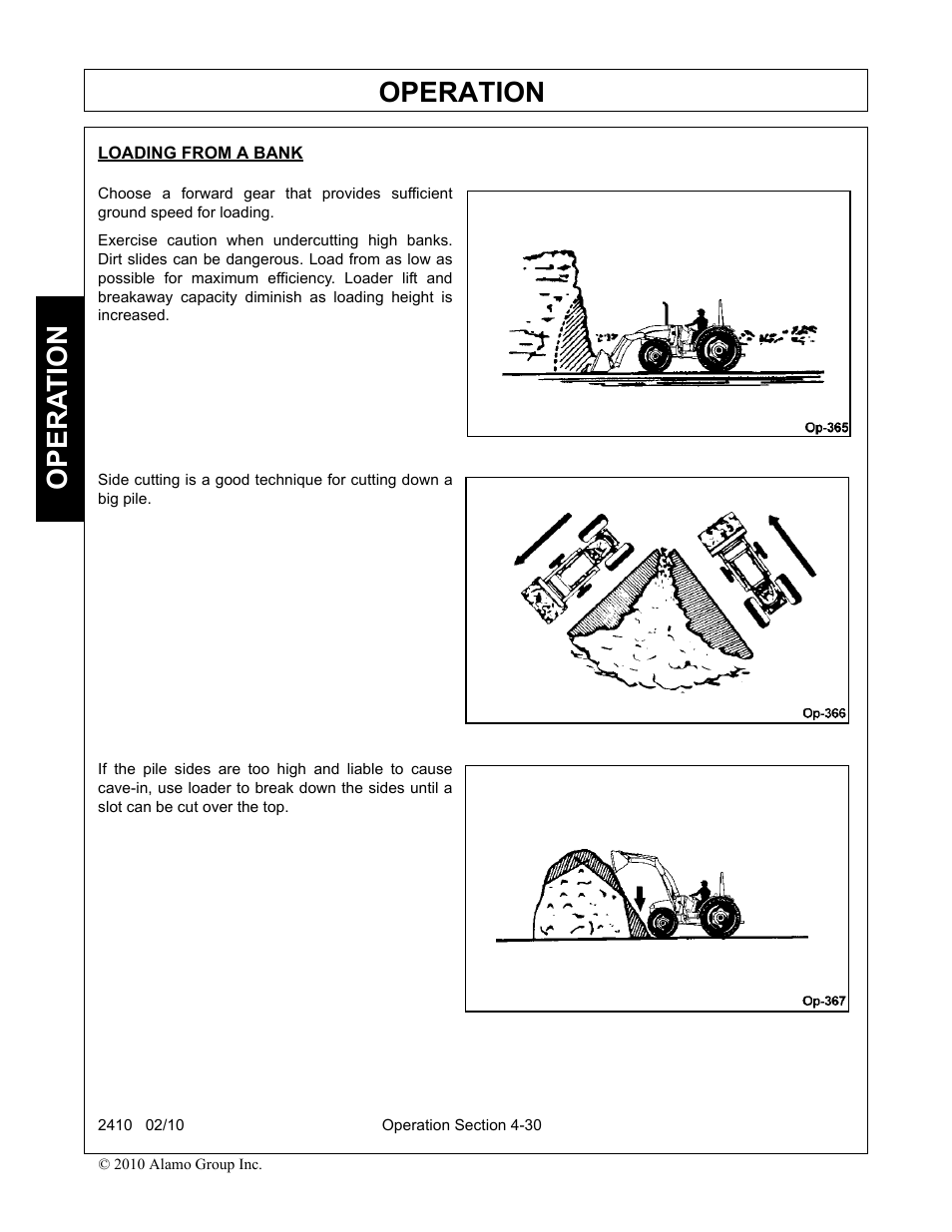 Loading from a bank, Operation, Opera t ion | Servis-Rhino 2410 User Manual | Page 78 / 108