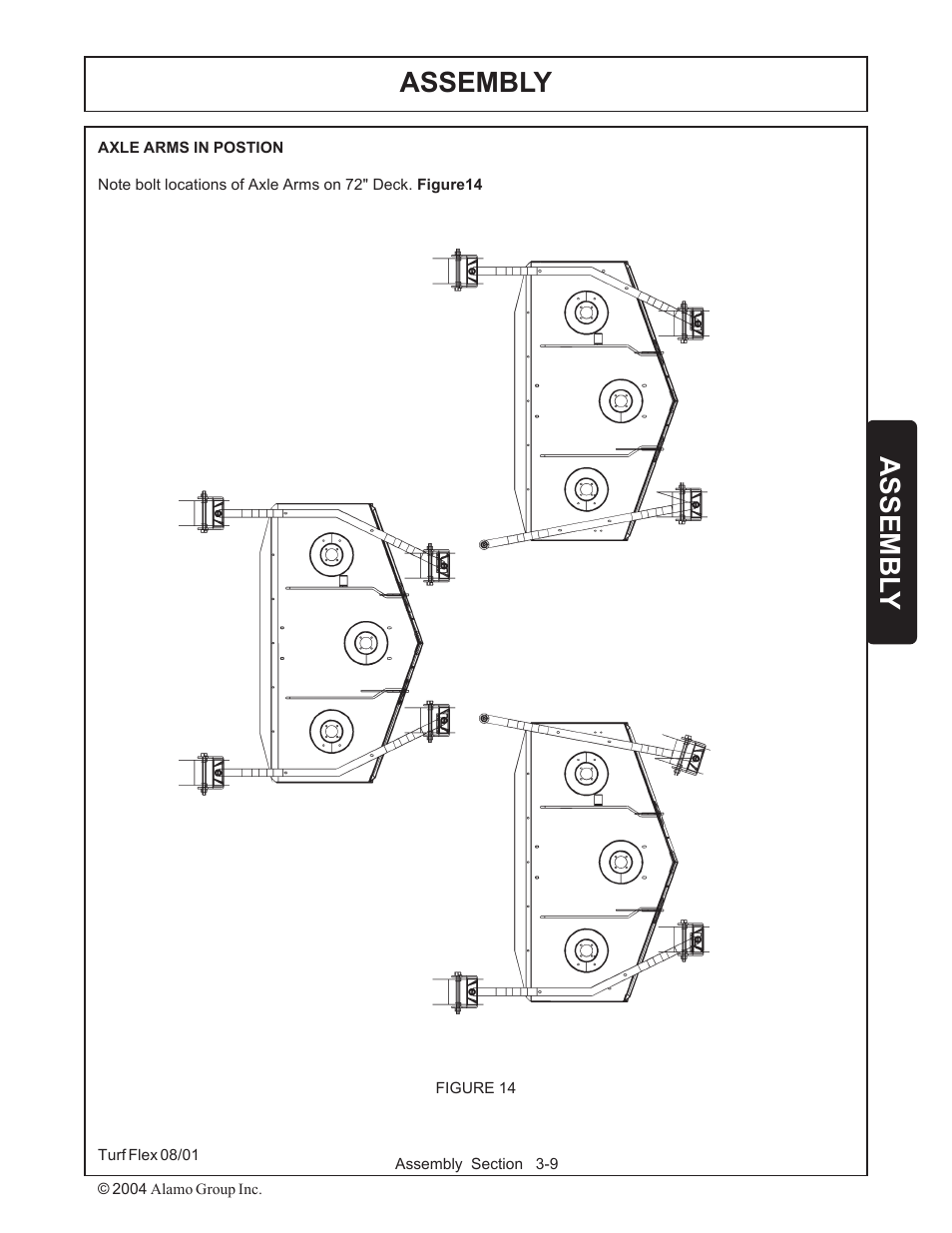 Assembly, Assembl y | Servis-Rhino TURF FLEX P/N 00763618C User Manual | Page 83 / 114
