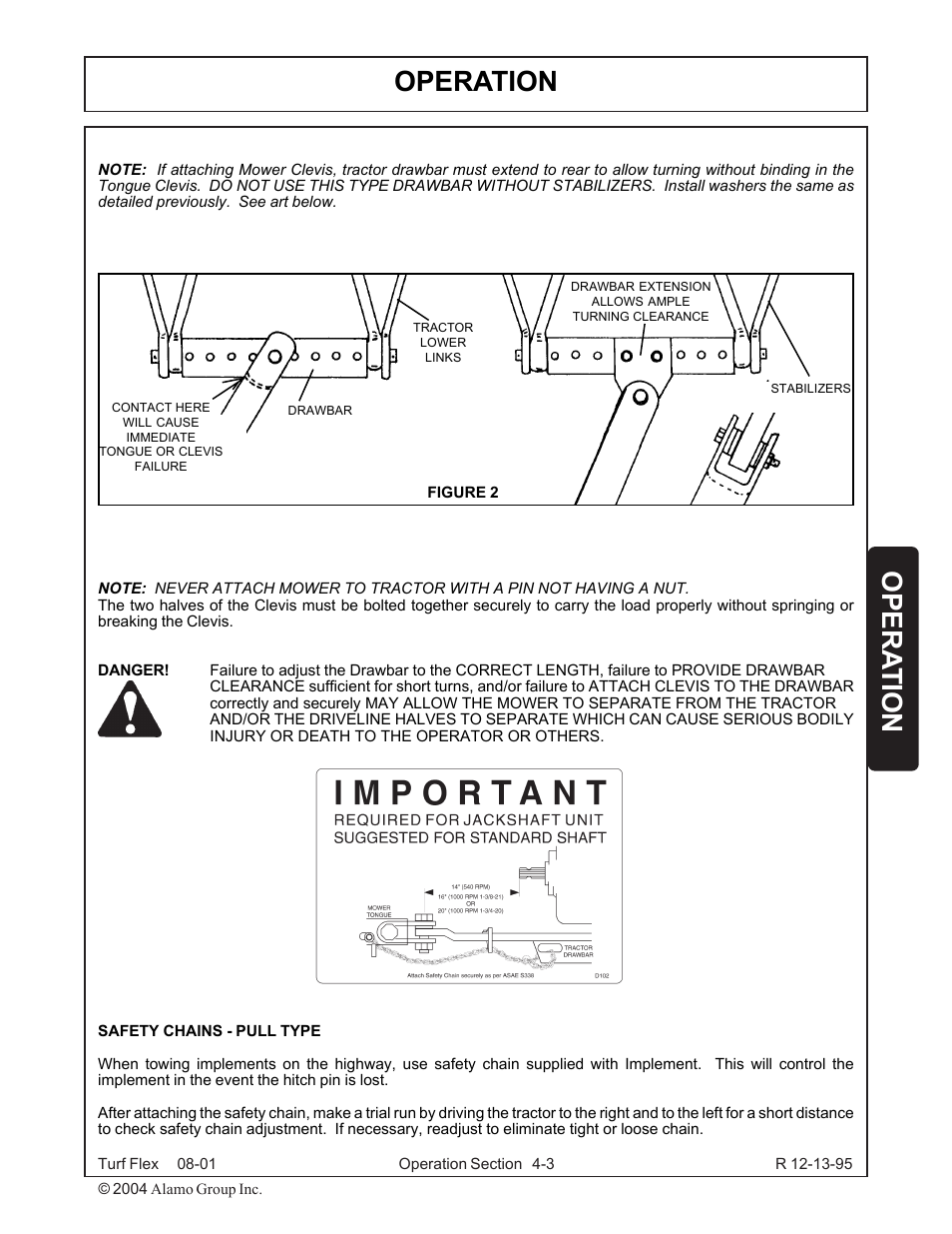 Operation, Opera tion | Servis-Rhino TURF FLEX P/N 00763618C User Manual | Page 91 / 114