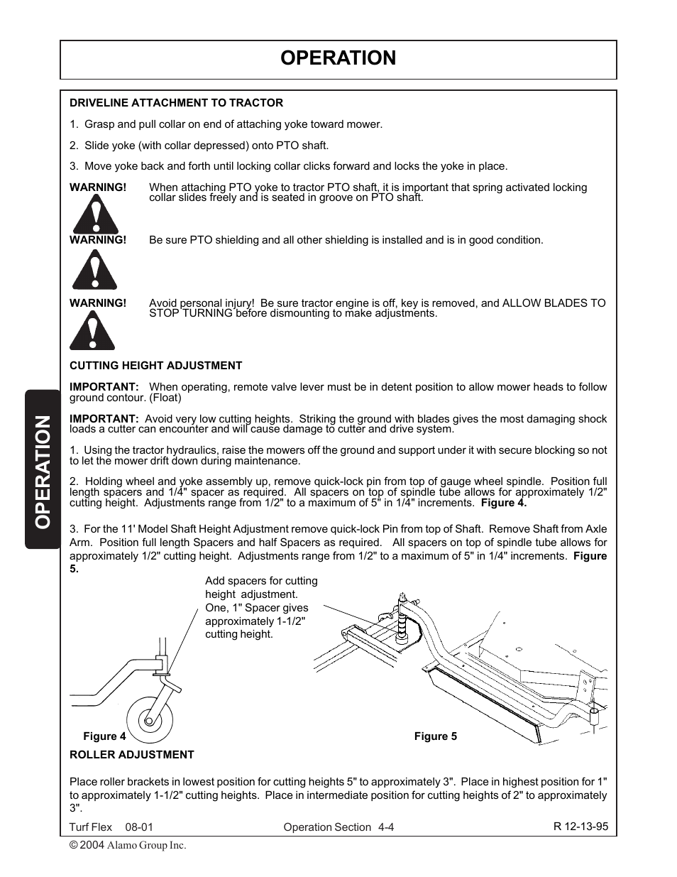 Operation, Opera tion | Servis-Rhino TURF FLEX P/N 00763618C User Manual | Page 92 / 114