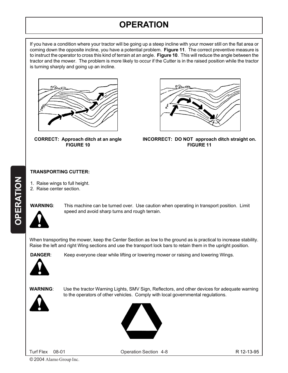 Operation, Opera tion | Servis-Rhino TURF FLEX P/N 00763618C User Manual | Page 96 / 114