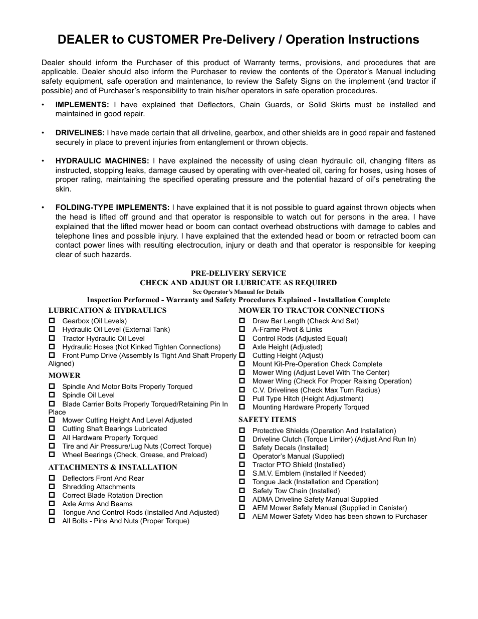 Servis-Rhino BOOM ROTARY MOWER 2160 User Manual | Page 5 / 204