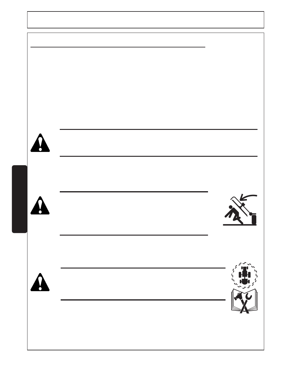 8) pre-operation inspection and service -18, Operation, Pre-operation inspection and service | Servis-Rhino SR15M User Manual | Page 102 / 152