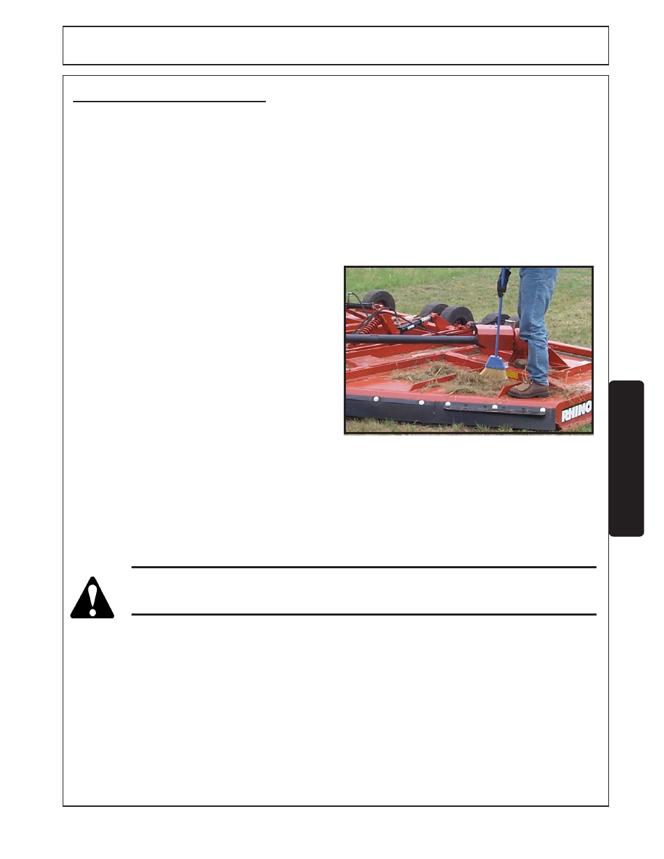 12) mower storage -35, Operation, Mower storage | Servis-Rhino SR15M User Manual | Page 119 / 152