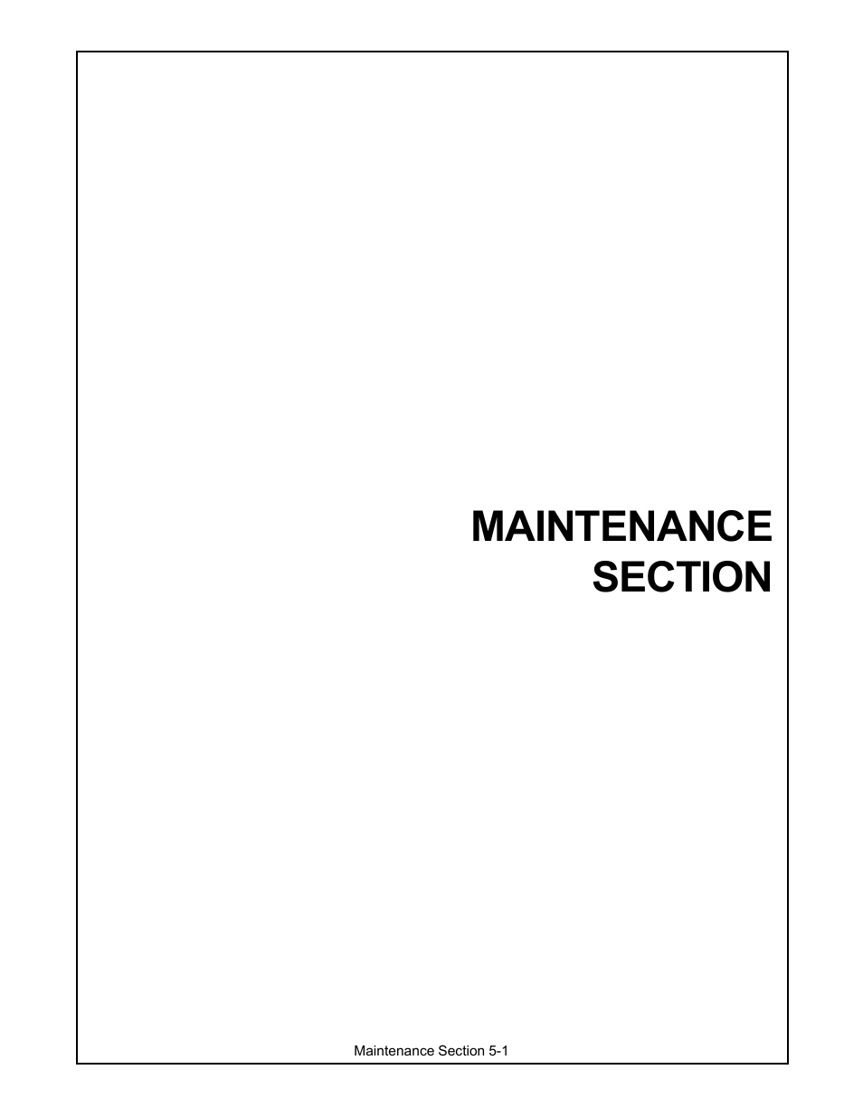 Maintenance section -1 | Servis-Rhino SR15M User Manual | Page 129 / 152