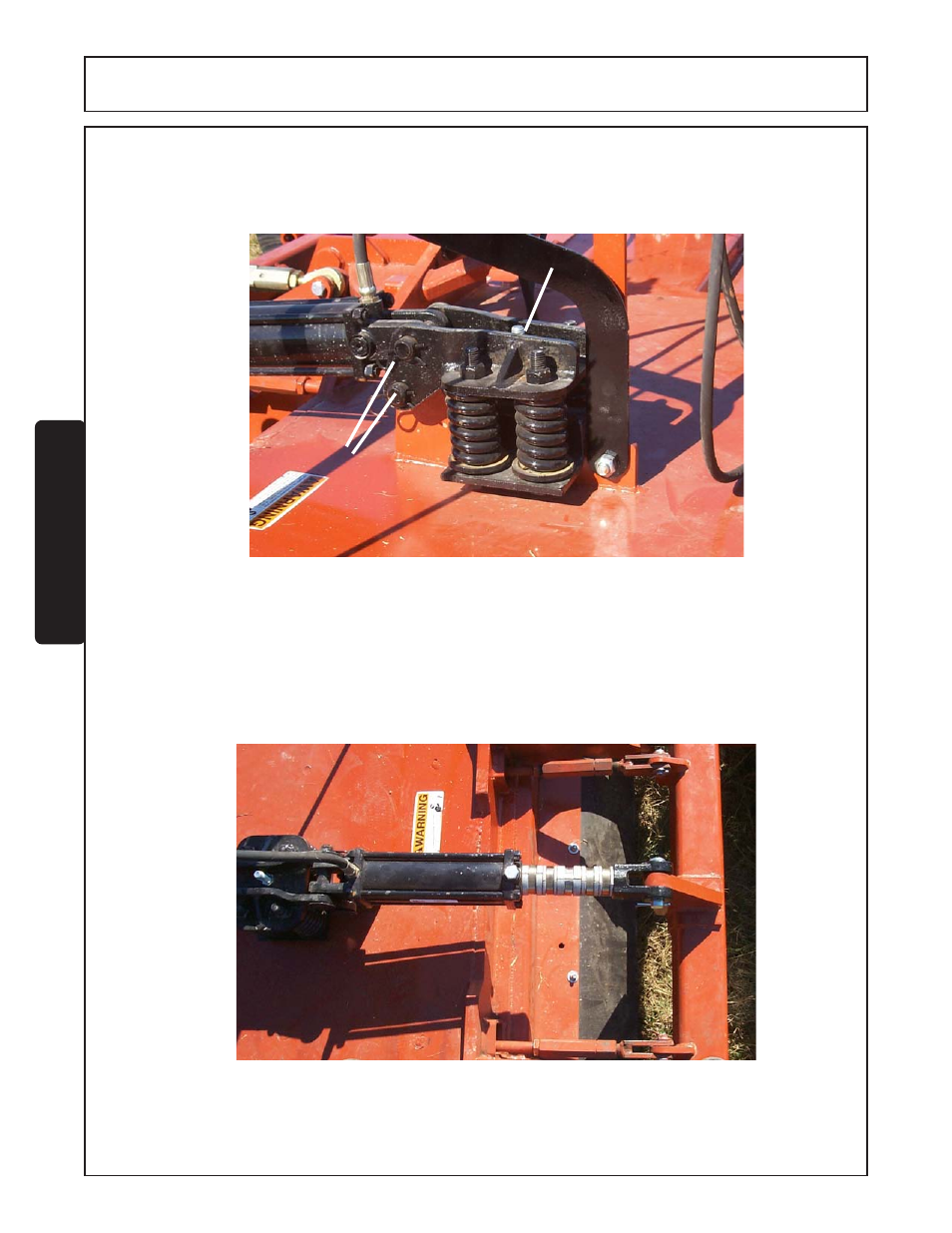 Spring assembly attachment -8, Center axle cylinder attachment -8, Assembly | Servis-Rhino SR15M User Manual | Page 78 / 152