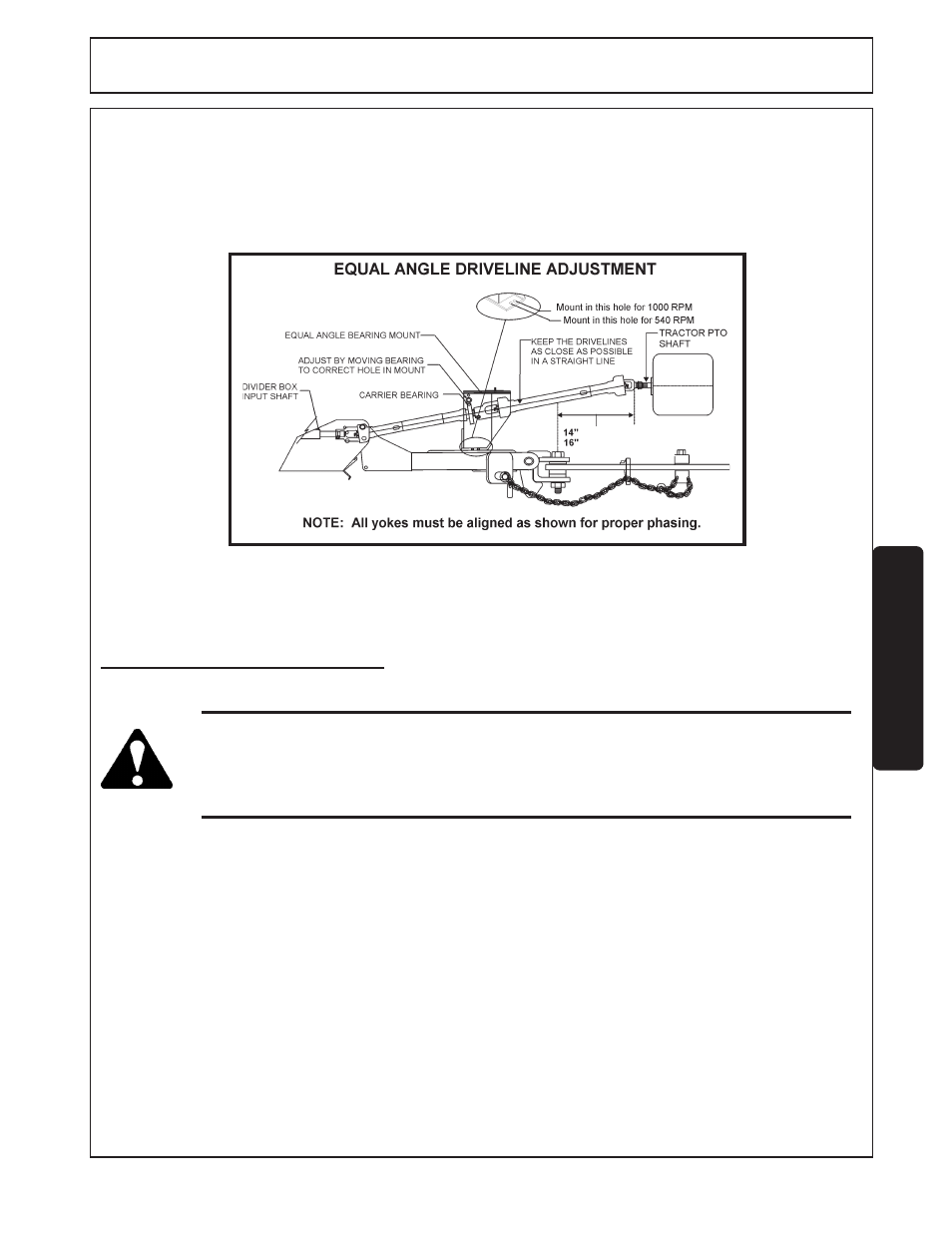 1) driveline length check -15, Operation, 1 driveline length check | Servis-Rhino SR15M User Manual | Page 99 / 152