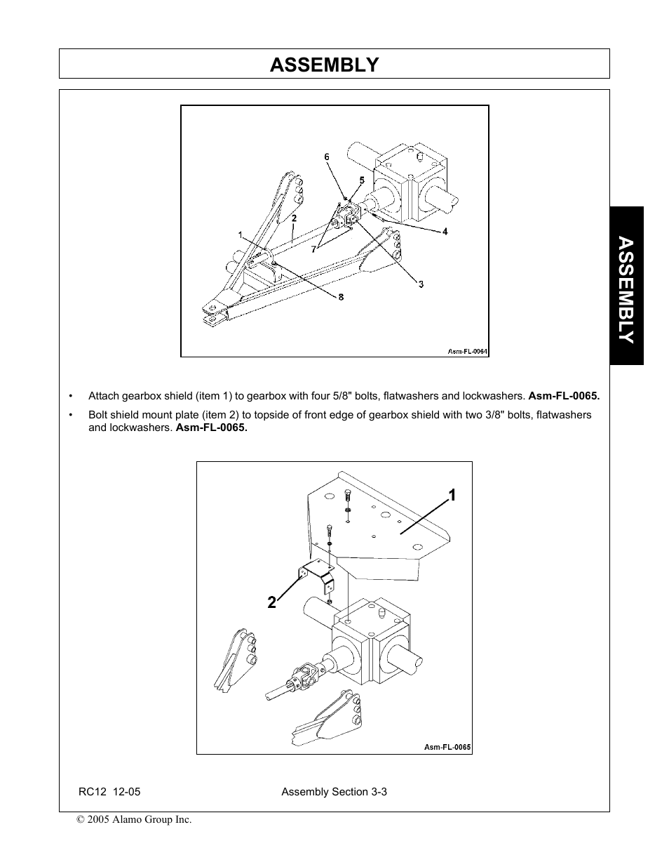 Assembly, Assembl y | Servis-Rhino RC-12 User Manual | Page 39 / 94