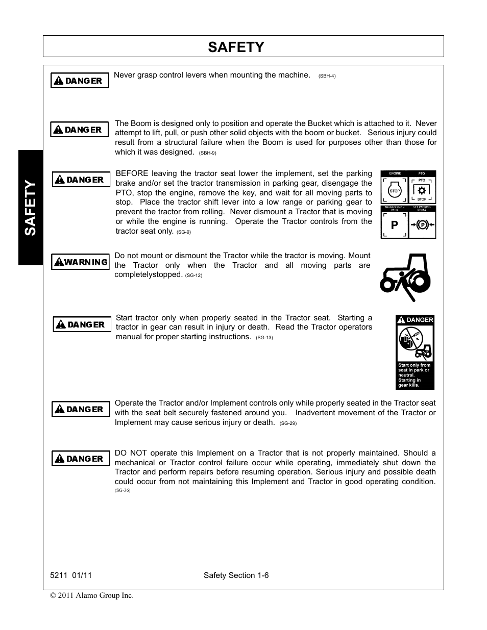 Safety | Servis-Rhino 5211 User Manual | Page 10 / 108