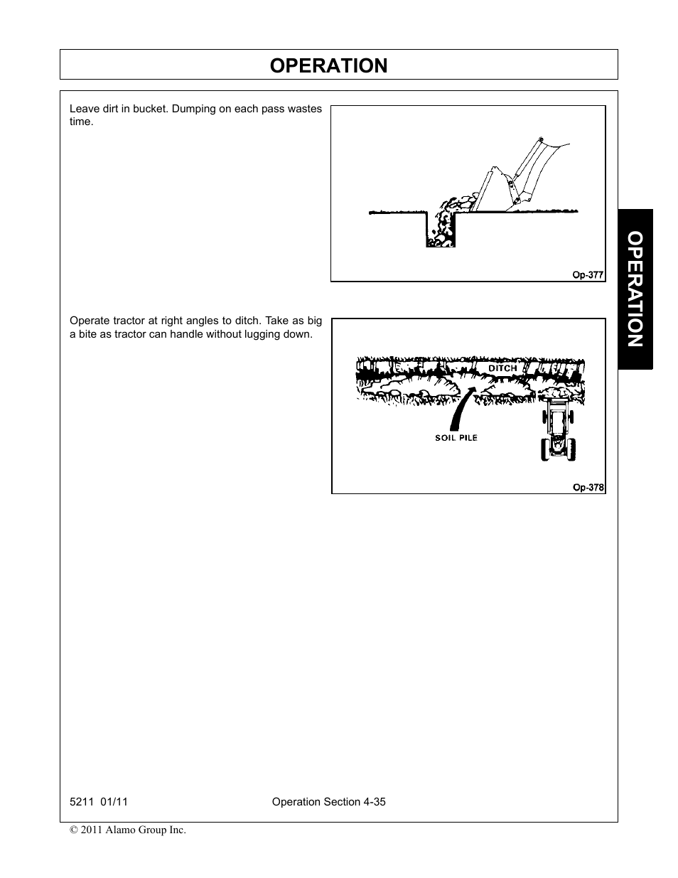 Operation, Opera t ion | Servis-Rhino 5211 User Manual | Page 83 / 108