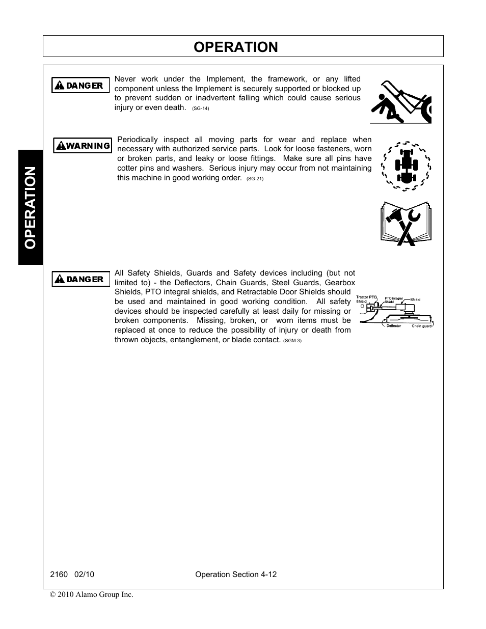 Operation, Opera t ion | Servis-Rhino 2160 User Manual | Page 110 / 152