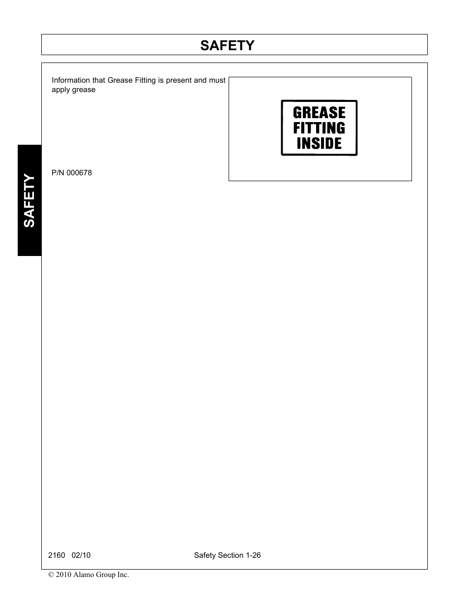 Safety | Servis-Rhino 2160 User Manual | Page 32 / 152
