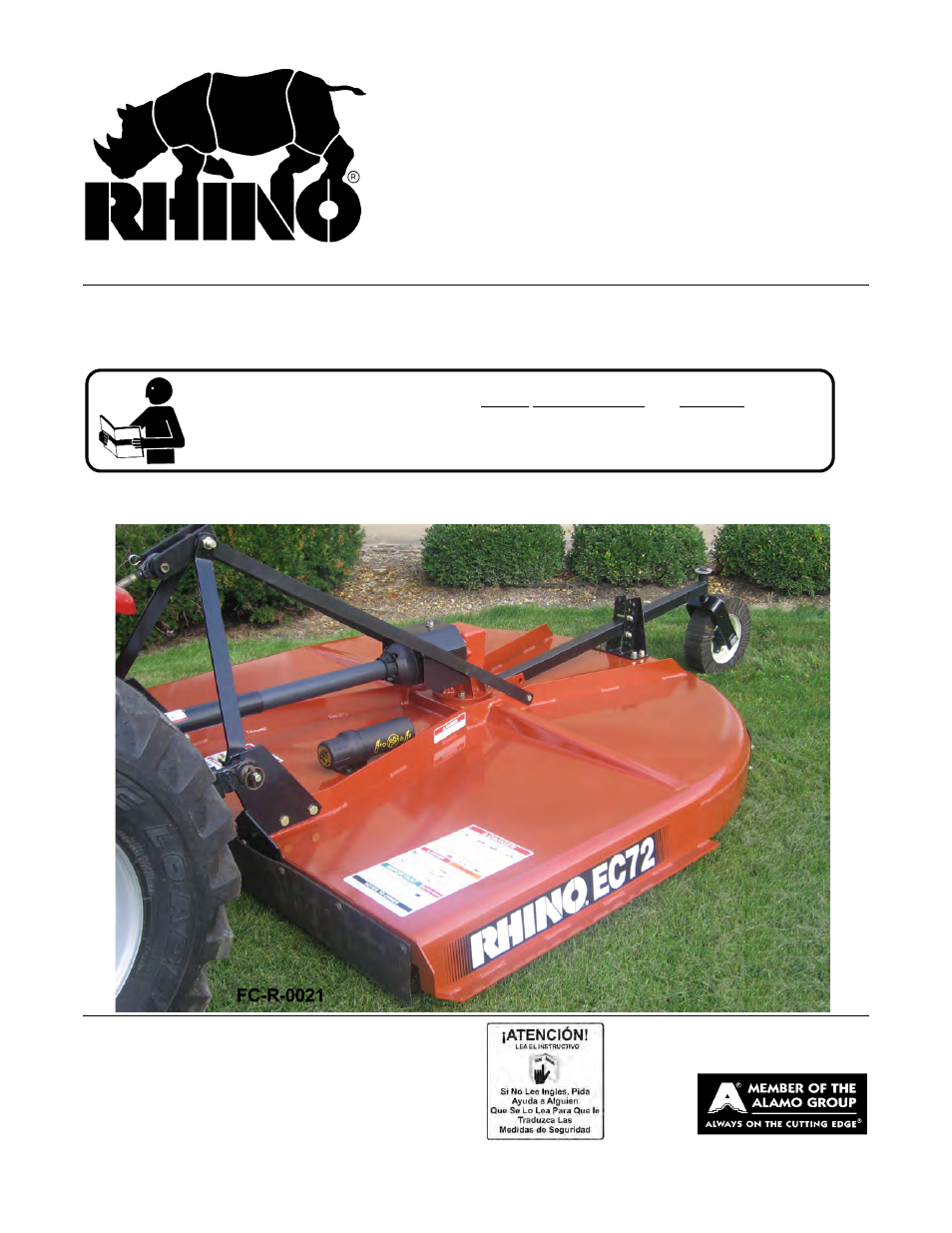 Servis-Rhino RHINO EC72 User Manual | 144 pages