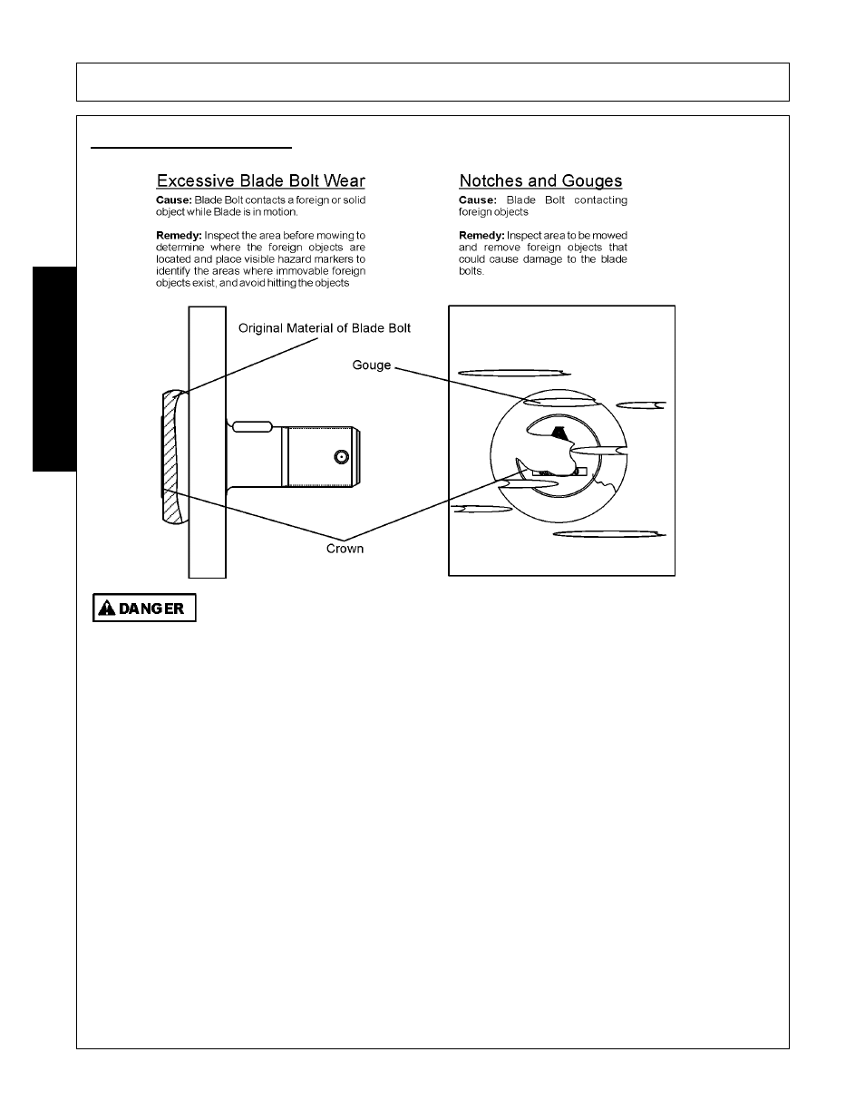 4 blade bolt inspection, Blade bolt inspection -20, Operation | Opera t ion | Servis-Rhino RHINO EC72 User Manual | Page 106 / 144