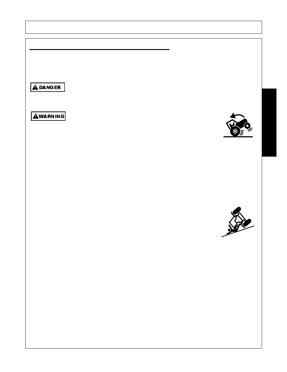 Driving the tractor and implement, Driving the tractor and implement -23, Operation | Opera t ion | Servis-Rhino RHINO EC72 User Manual | Page 109 / 144