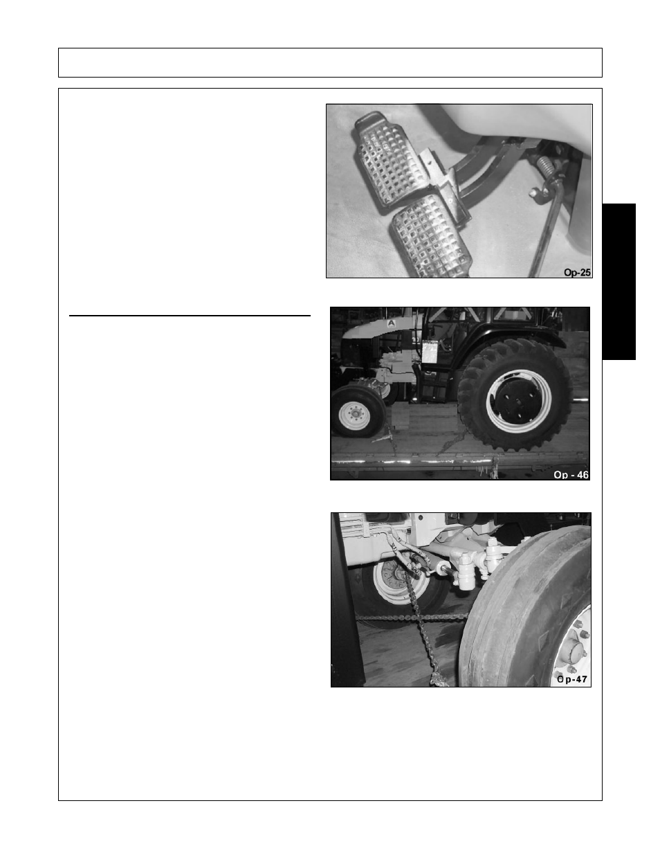 2 hauling the tractor and implement, Hauling the tractor and implement -39, Operation | Opera t ion | Servis-Rhino RHINO EC72 User Manual | Page 125 / 144