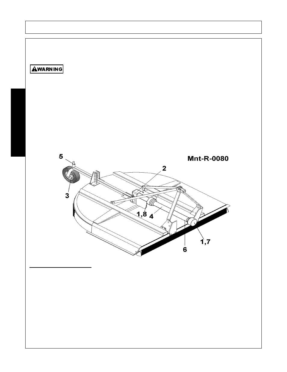 Lubrication, 1 u-joints 8 hours, 2 gearbox 8 hours | 3 wheel hub weekly, 4 telescoping 8 hours, 5 tailwheel beam 8 hours, 6 shield bearings 40 hours, 7 twist collar yoke weekly, 8 shear pin yoke as needed, Lubrication -2 | Servis-Rhino RHINO EC72 User Manual | Page 130 / 144