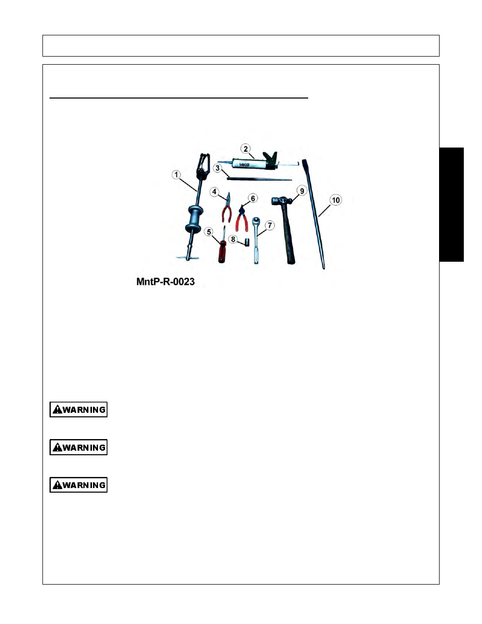 Gearbox servicing, Slide hammer puller, Locktite #5900 | Punch - long drift, Needle nose pliers, Screw driver, External snap ring pliers, Socket wrench, 9/16 socket, Ball pin hammer | Servis-Rhino RHINO EC72 User Manual | Page 137 / 144