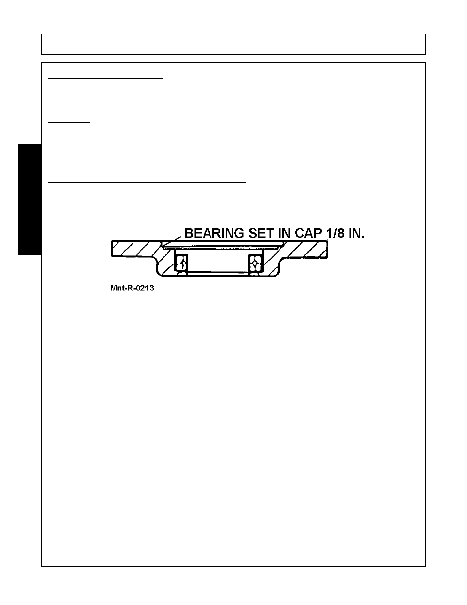 Install spacer and lower bearing on shaft, Maintenance | Servis-Rhino RHINO EC72 User Manual | Page 140 / 144