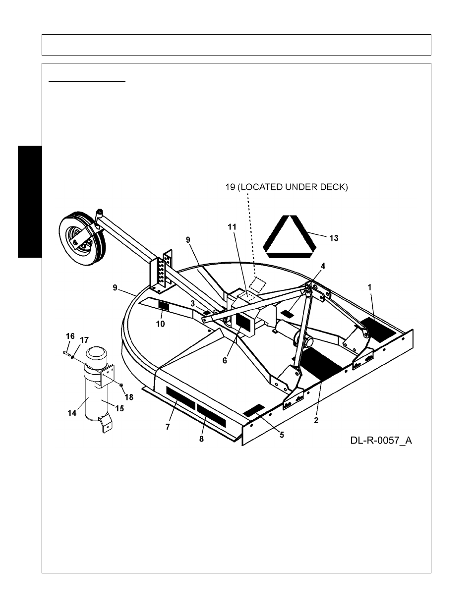 Decal location, Decal location -16, Safety | Servis-Rhino RHINO EC72 User Manual | Page 22 / 144