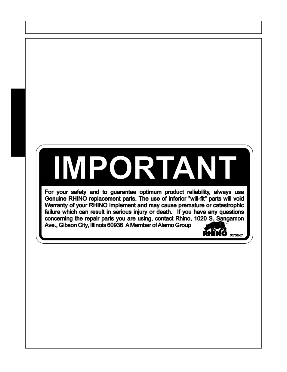 Introduction | Servis-Rhino RHINO EC72 User Manual | Page 78 / 144