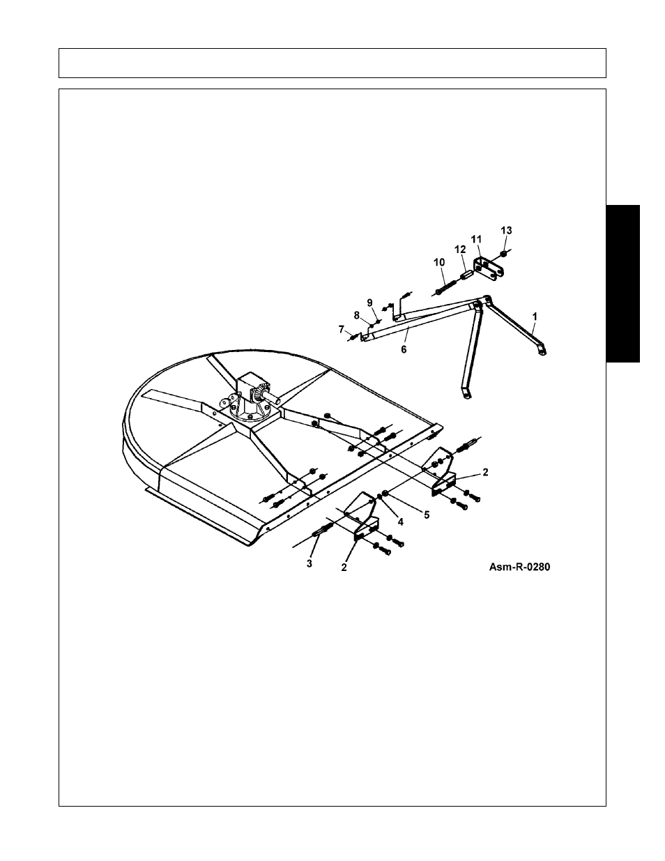 A-frame installation, Tighten all bolts to the proper torque, A-frame installation -3 | Assembly, Assembl y | Servis-Rhino RHINO EC72 User Manual | Page 81 / 144