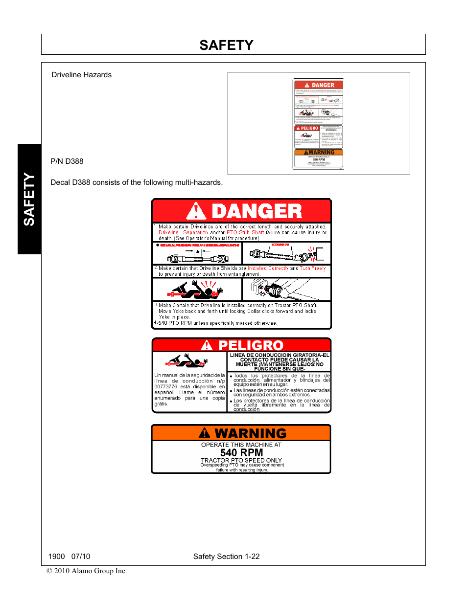 Safety | Servis-Rhino 1900 User Manual | Page 28 / 154
