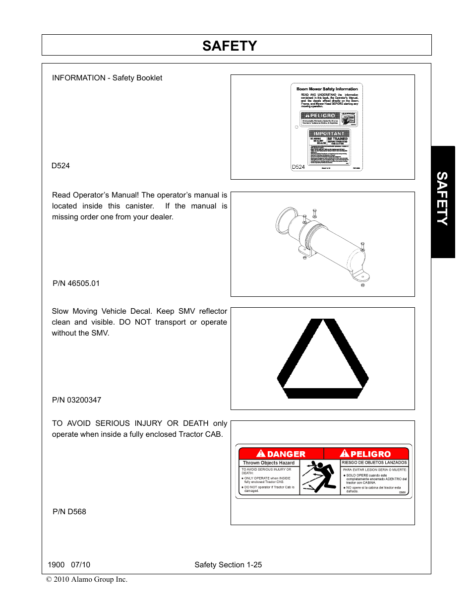 Safety | Servis-Rhino 1900 User Manual | Page 31 / 154