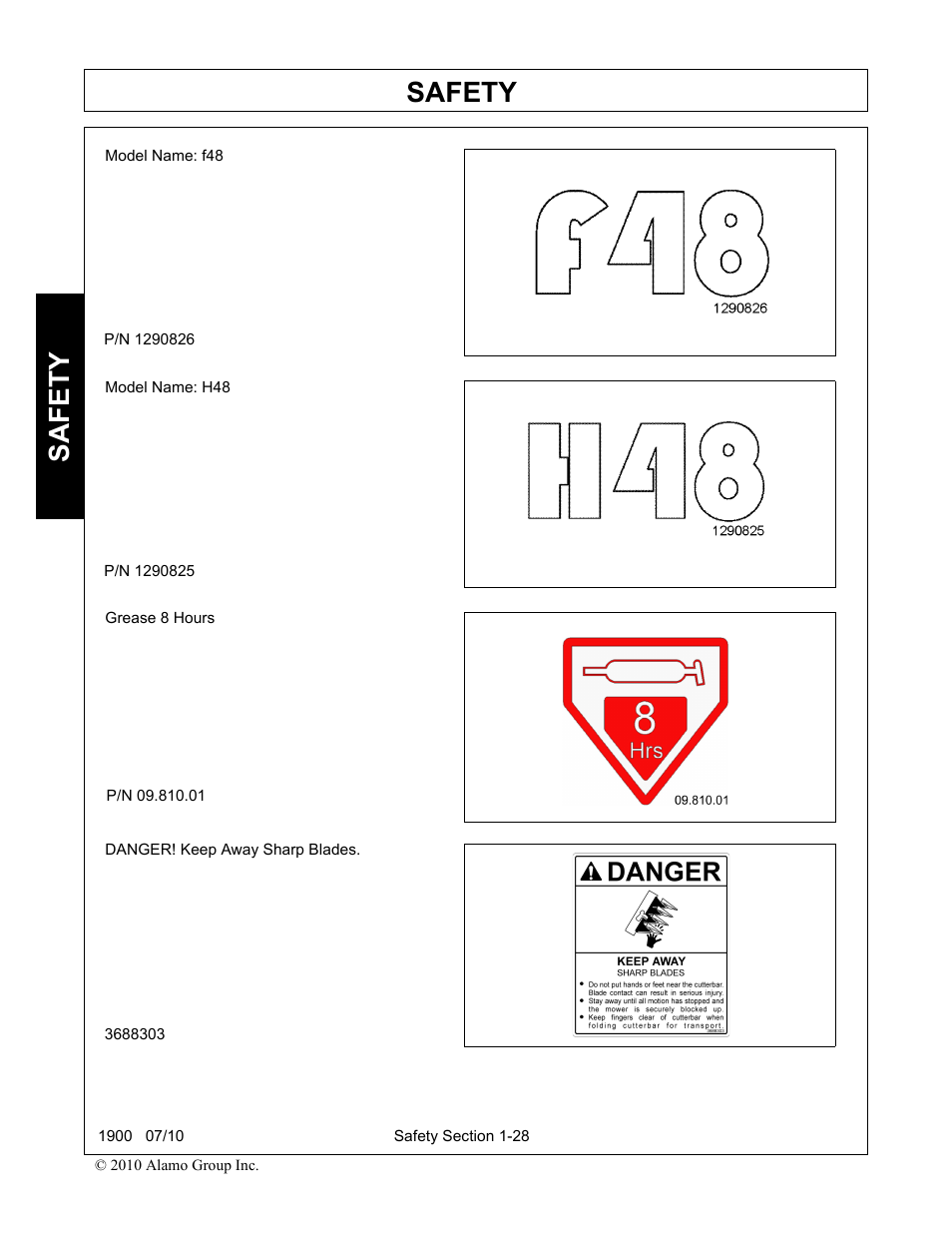 Safety | Servis-Rhino 1900 User Manual | Page 34 / 154