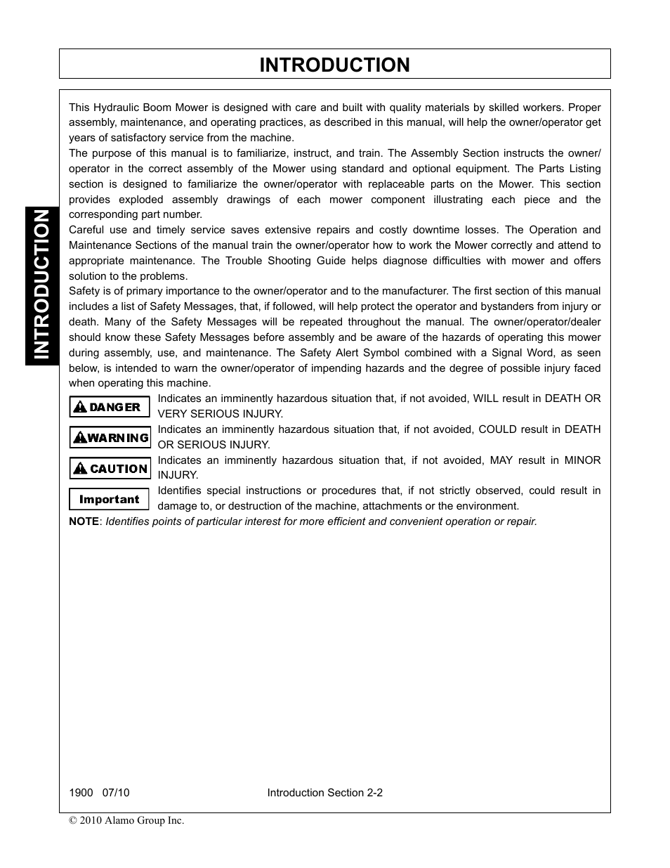 Introduction | Servis-Rhino 1900 User Manual | Page 82 / 154