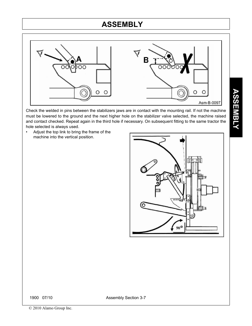 Assembly, Assembl y | Servis-Rhino 1900 User Manual | Page 91 / 154