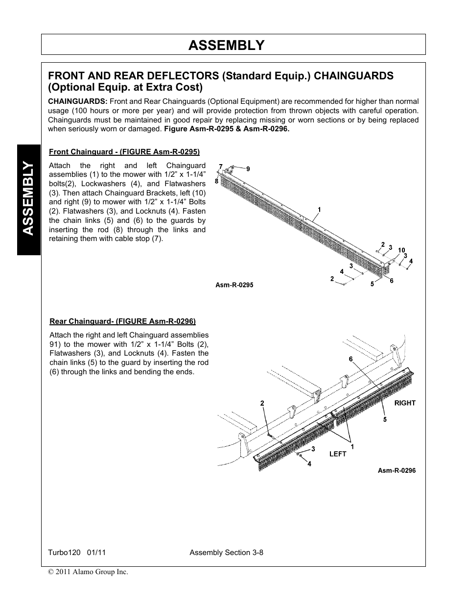 Assembly, Assembl y | Servis-Rhino TURBO120 User Manual | Page 106 / 202