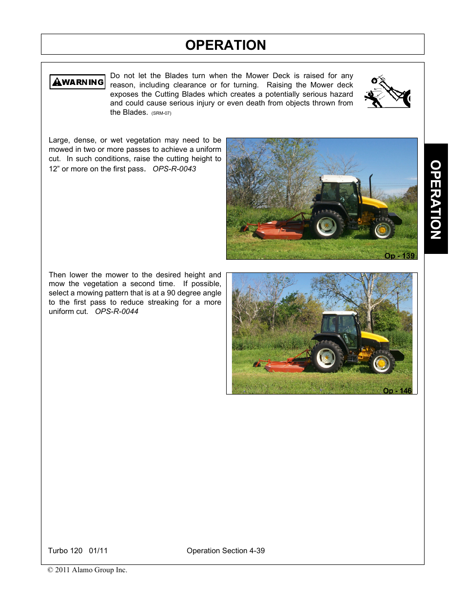 Operation, Opera t ion | Servis-Rhino TURBO120 User Manual | Page 149 / 202