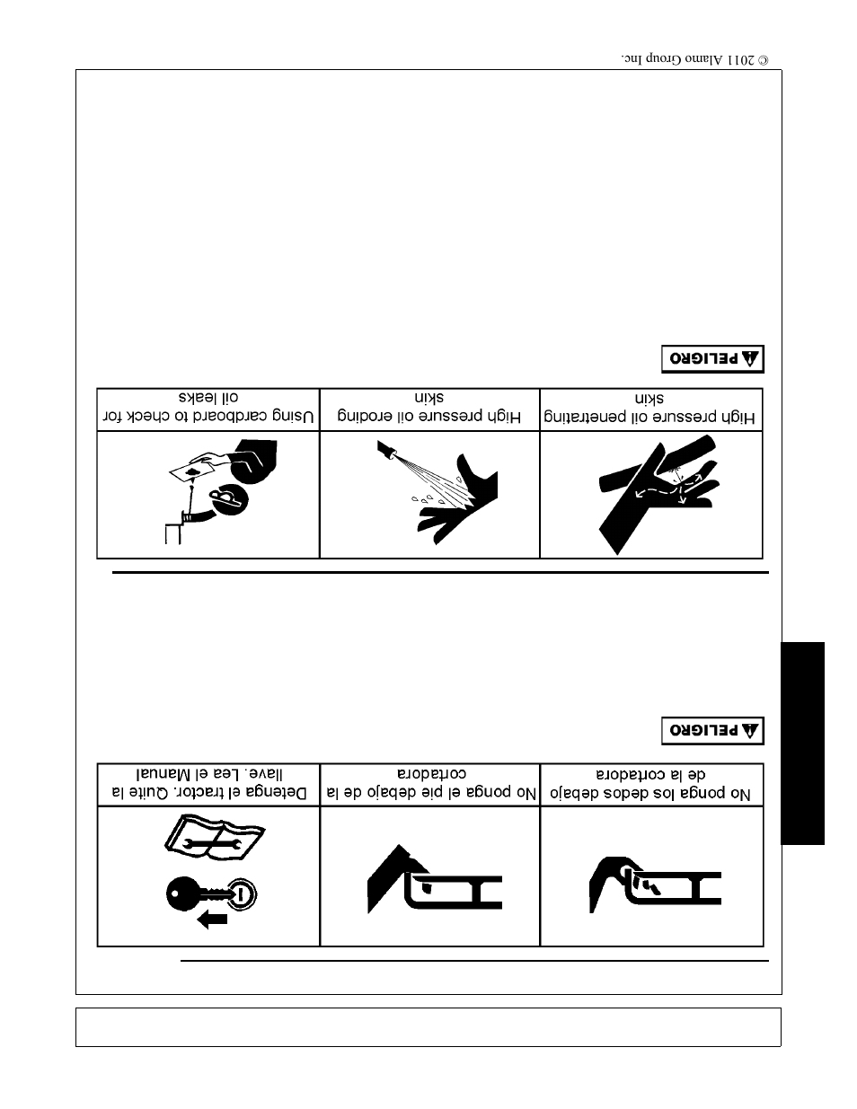 Seguridad | Servis-Rhino TURBO120 User Manual | Page 187 / 202
