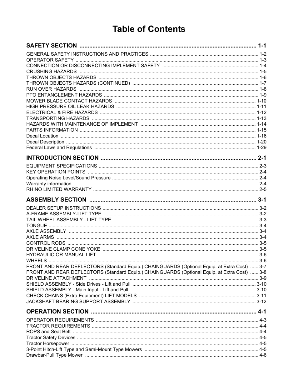 Servis-Rhino TURBO120 User Manual | Page 7 / 202