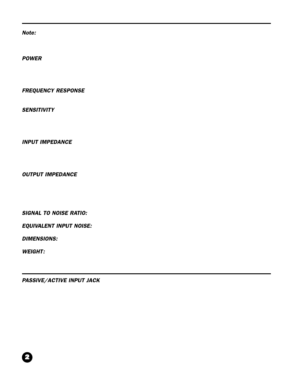 SWR Sound BASS 350 User Manual | Page 4 / 12
