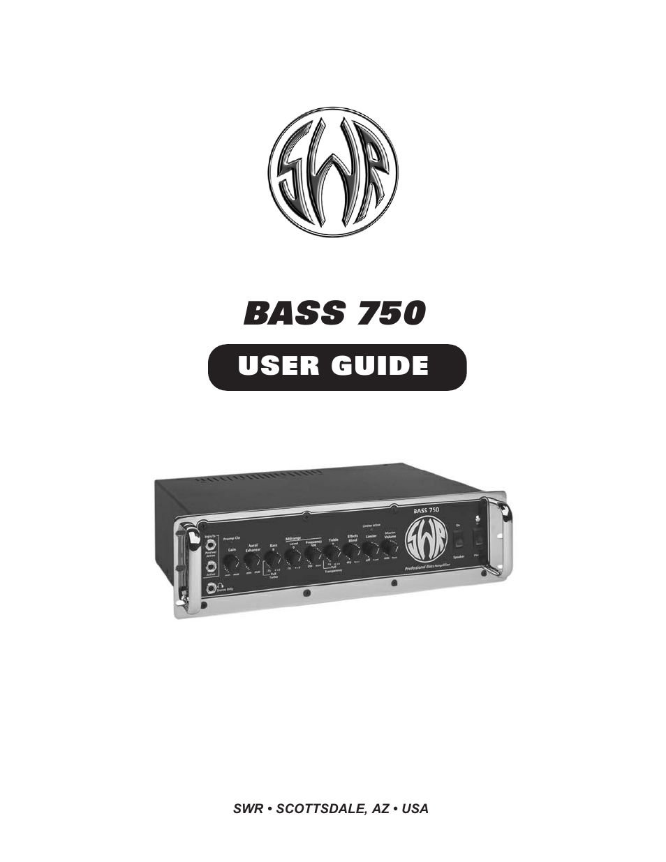 SWR Sound 750 User Manual | 12 pages