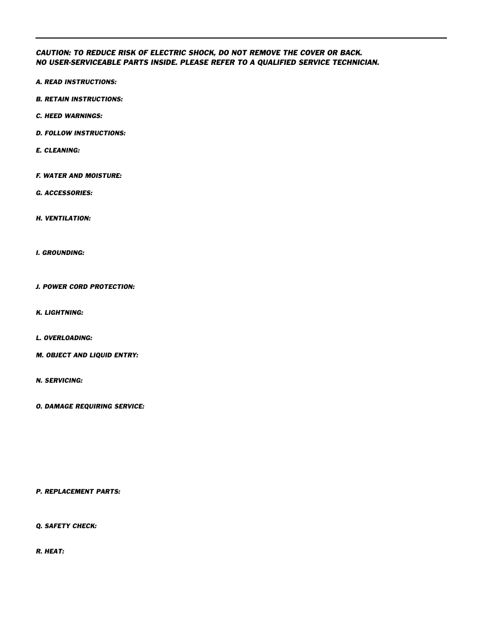 Important safety instructions | SWR Sound Bass Combo Amplifier User Manual | Page 2 / 19