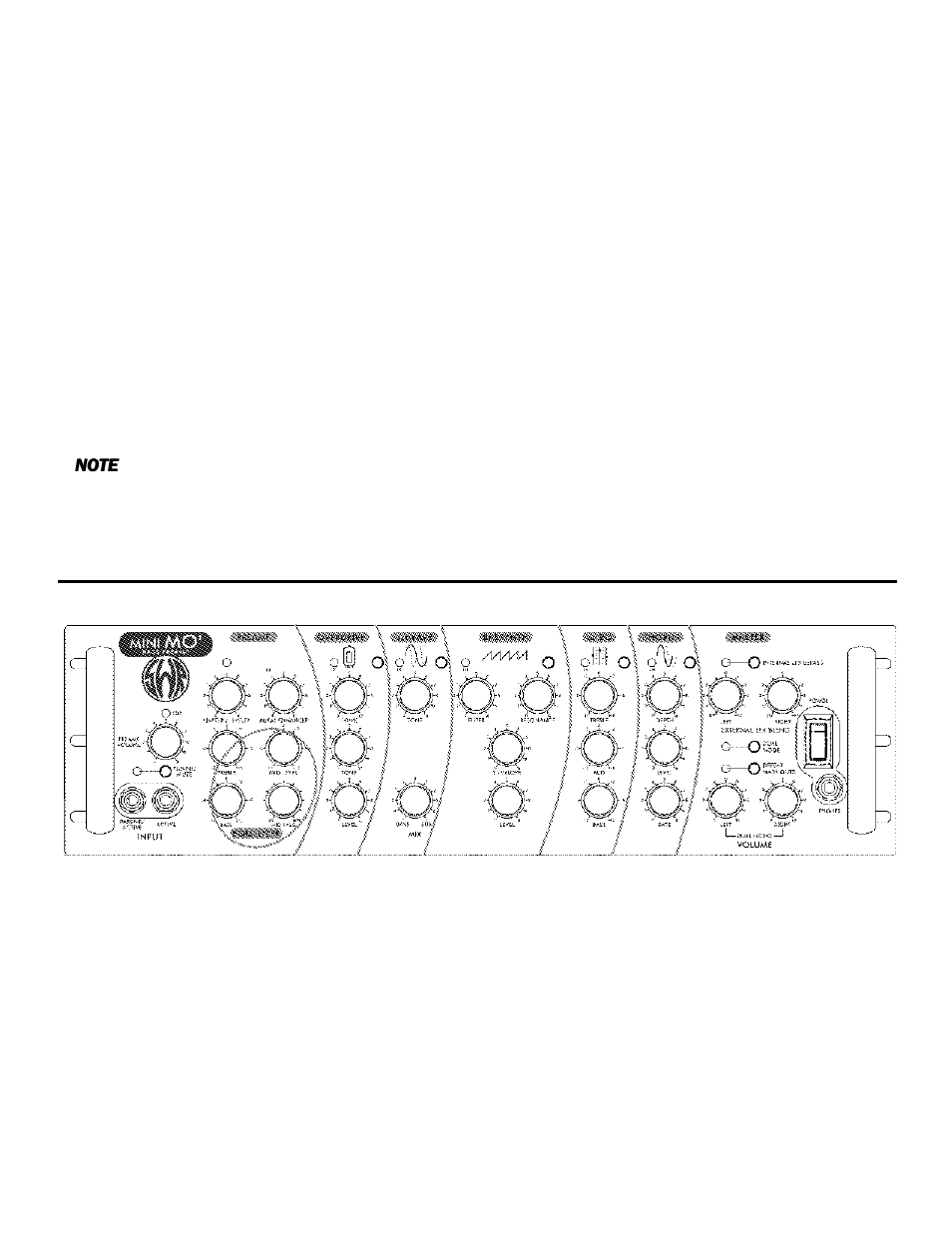 SWR Sound Mini-Mo' Preamp With Mo' Control 2 Master Footswitch Controller User Manual | Page 5 / 52