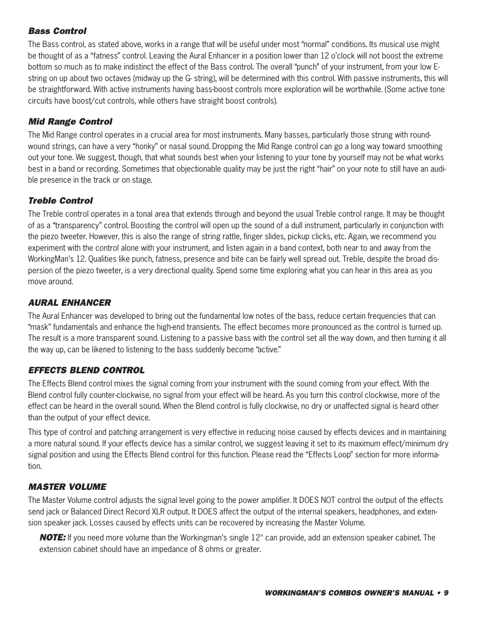 SWR Sound 10 User Manual | Page 10 / 24