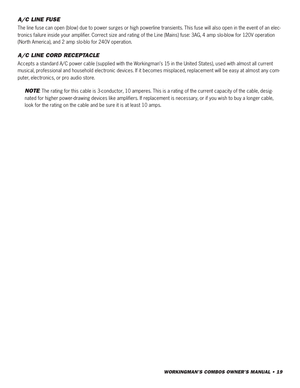 SWR Sound 10 User Manual | Page 20 / 24