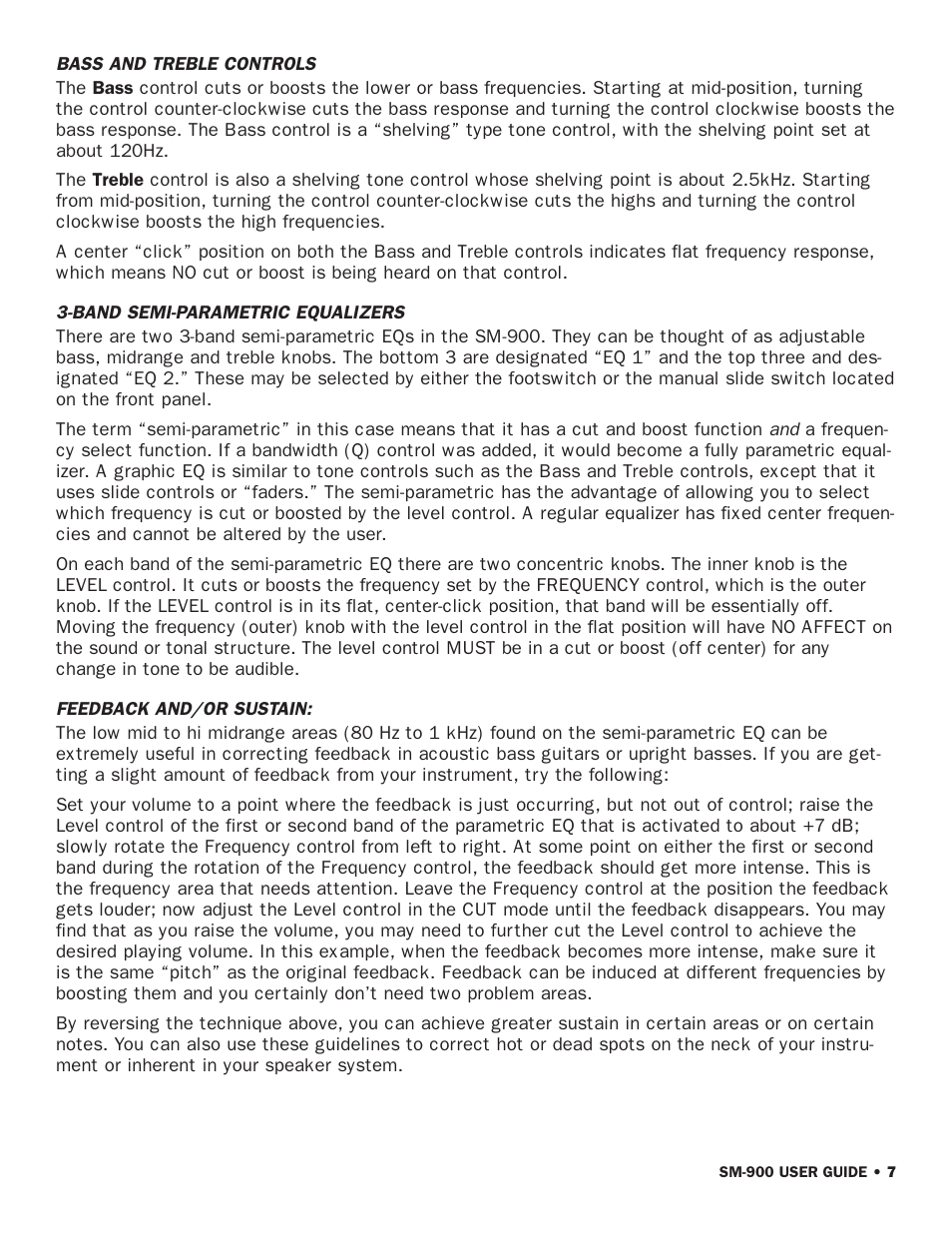 SWR Sound SM-900 User Manual | Page 9 / 24