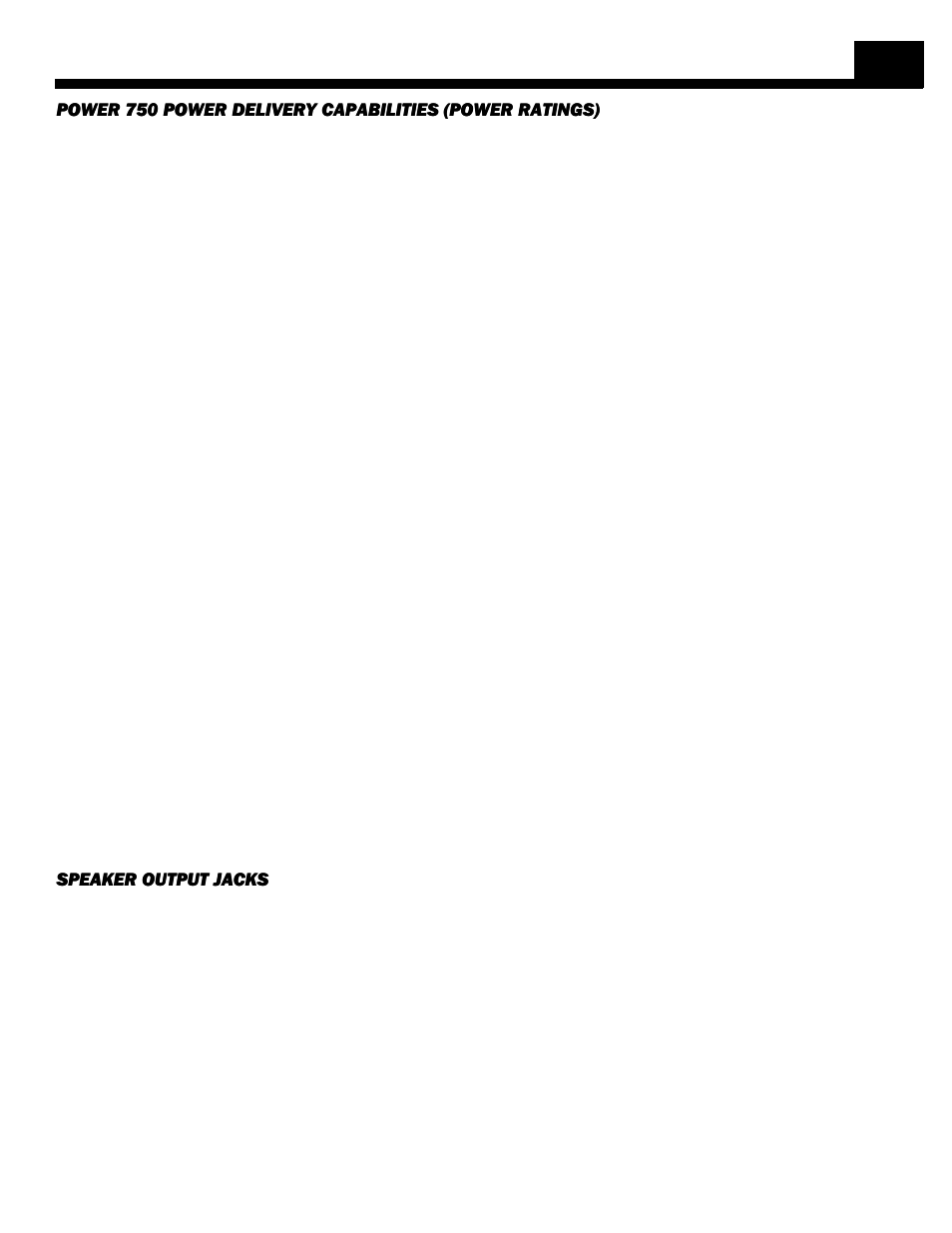 SWR Sound Amplifier POWER 750 User Manual | Page 11 / 15
