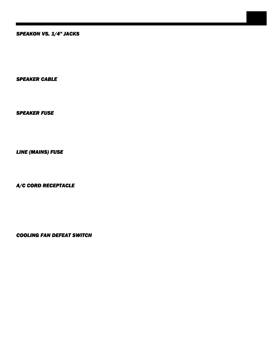 SWR Sound Amplifier POWER 750 User Manual | Page 12 / 15