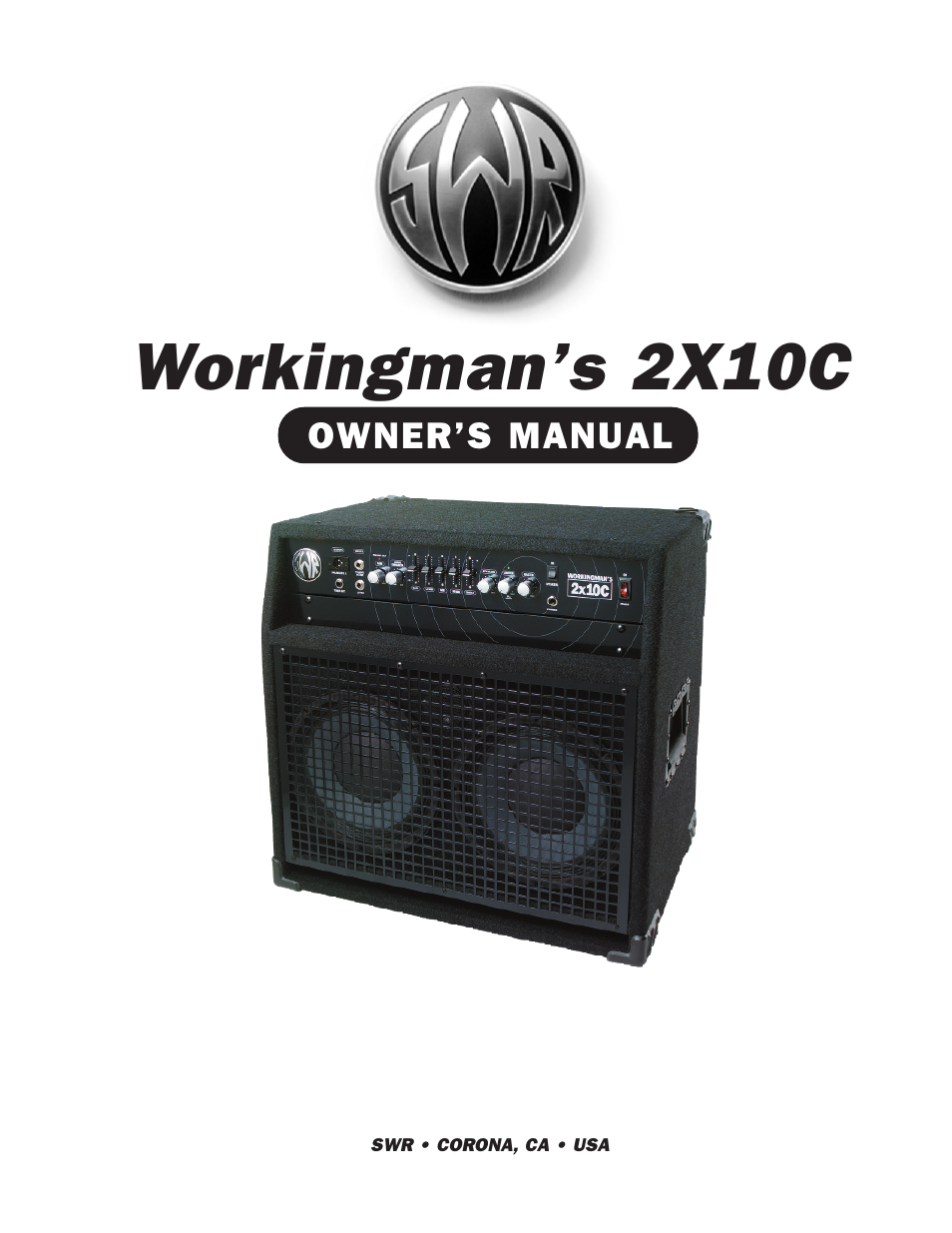 SWR Sound 2X10C User Manual | 16 pages