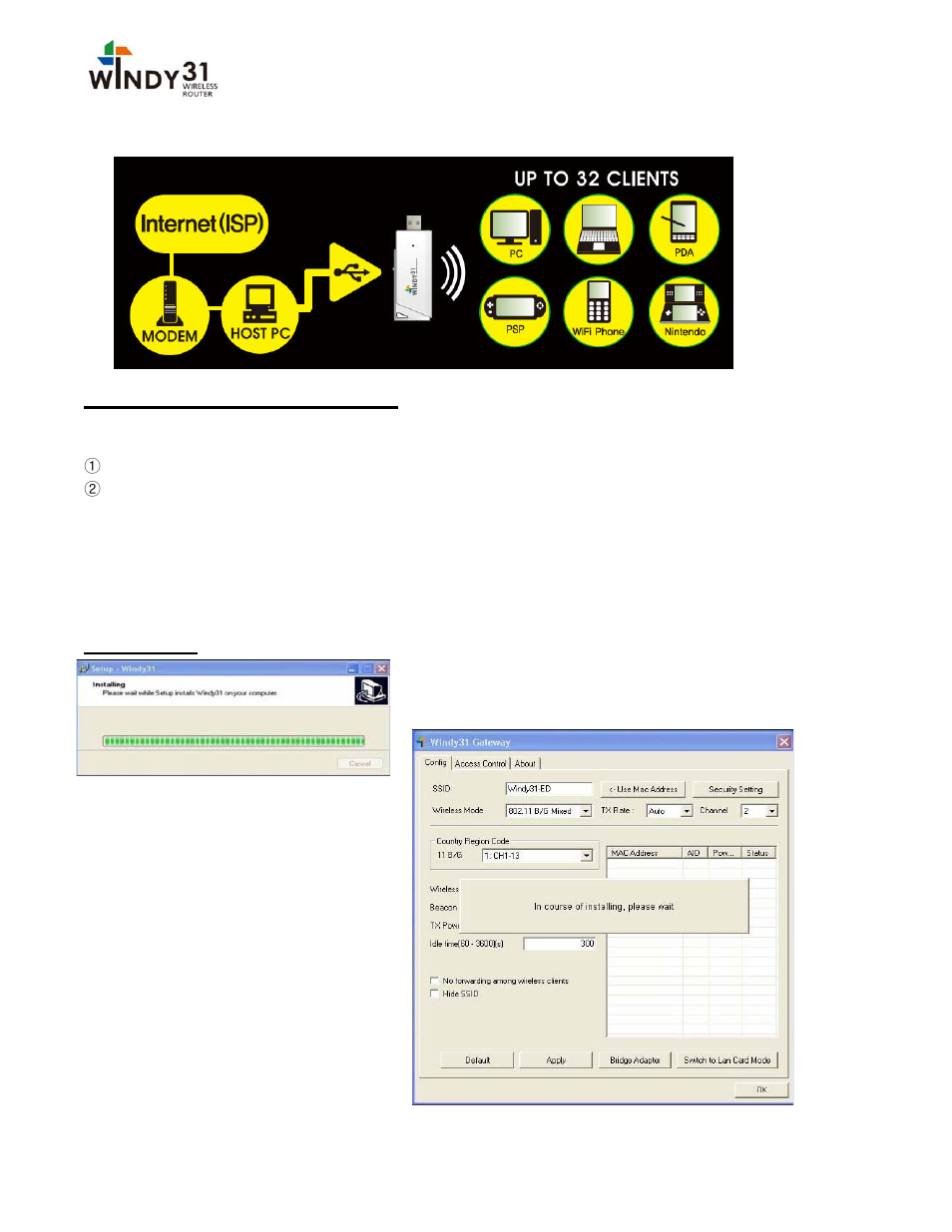Installing synet windy31 | Synet electronic WINDY31 User Manual | Page 4 / 10