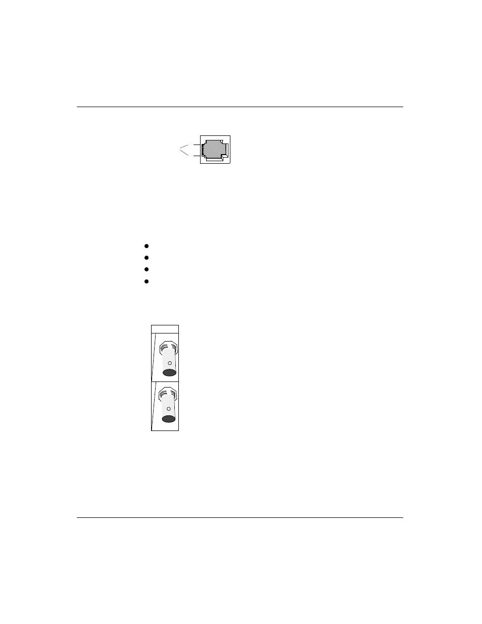 3 twisted pair connector, 4 fiber optic connectors, Twisted pair connector | Fiber optic connectors | Schneider Optics Web Embedded Server User Manual | Page 20 / 105