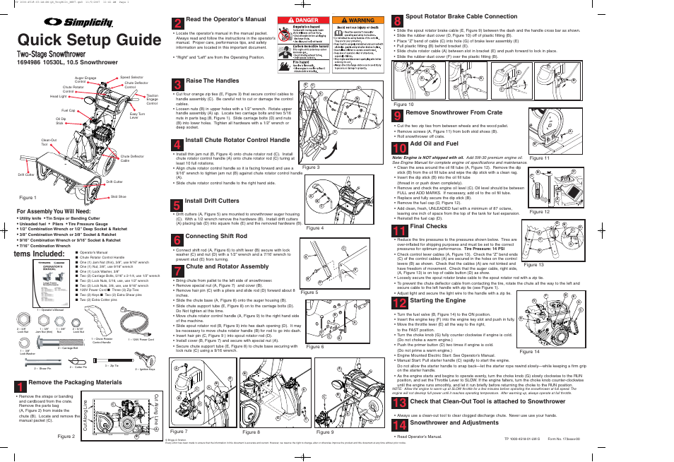 Simplicity 1694986 User Manual | 1 page