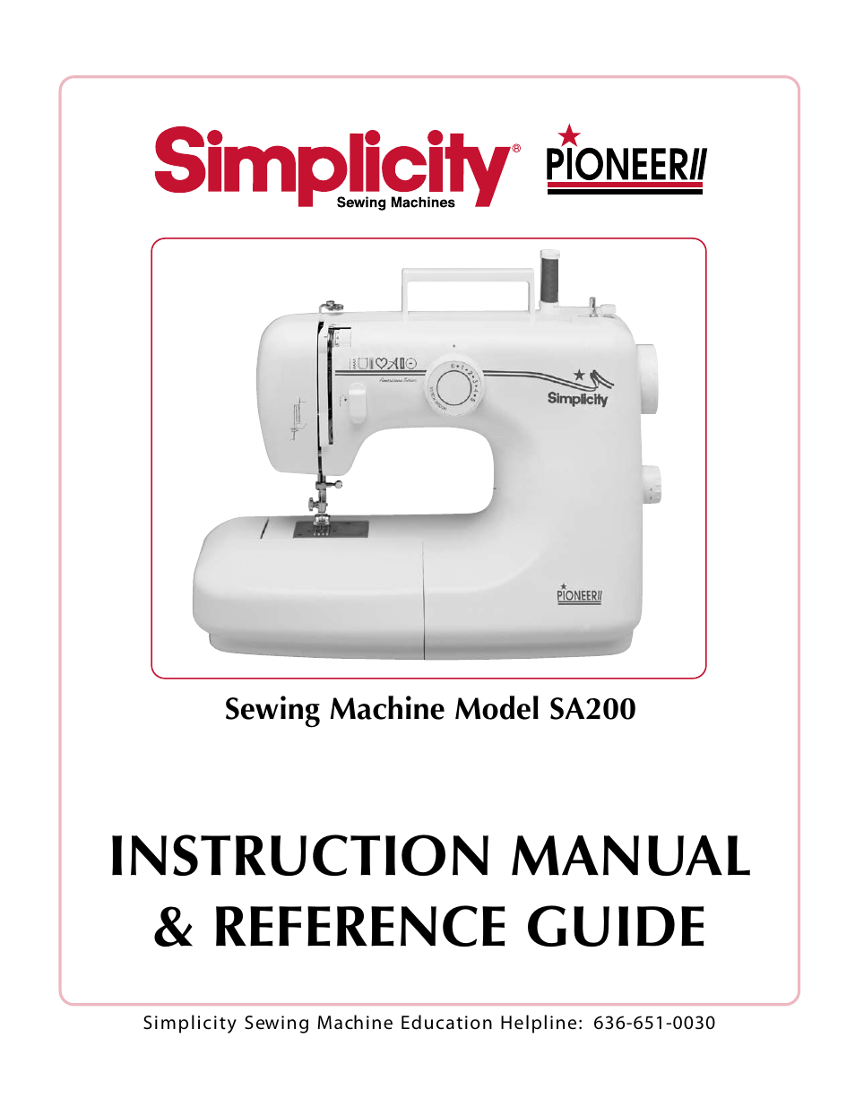 Simplicity SA200 User Manual | 27 pages