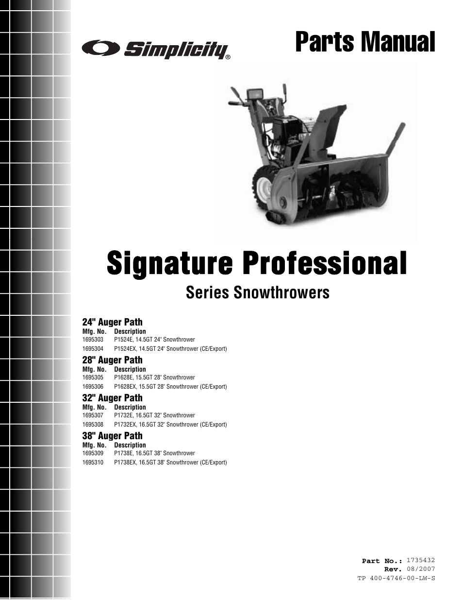 Simplicity 1695309 User Manual | 28 pages
